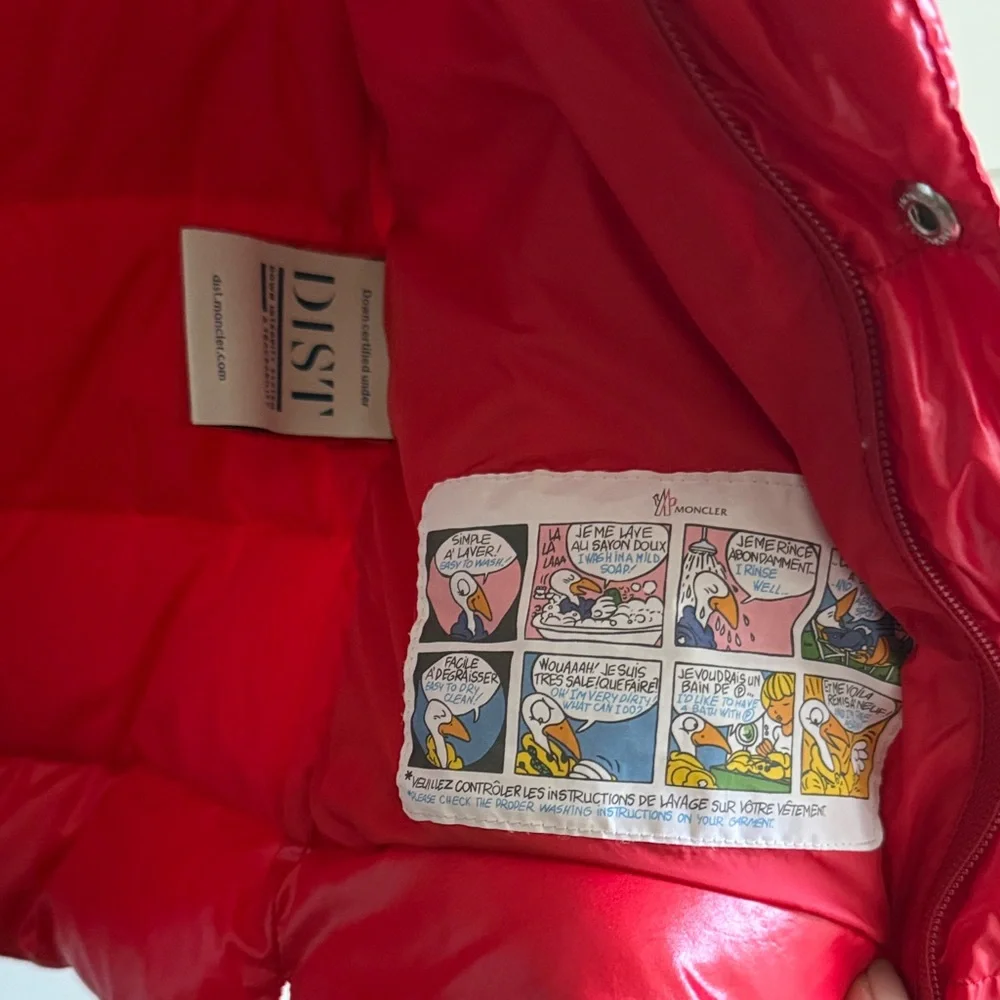 Moncler Vibrant Red Quilted Vest - Picture 2 of 5
